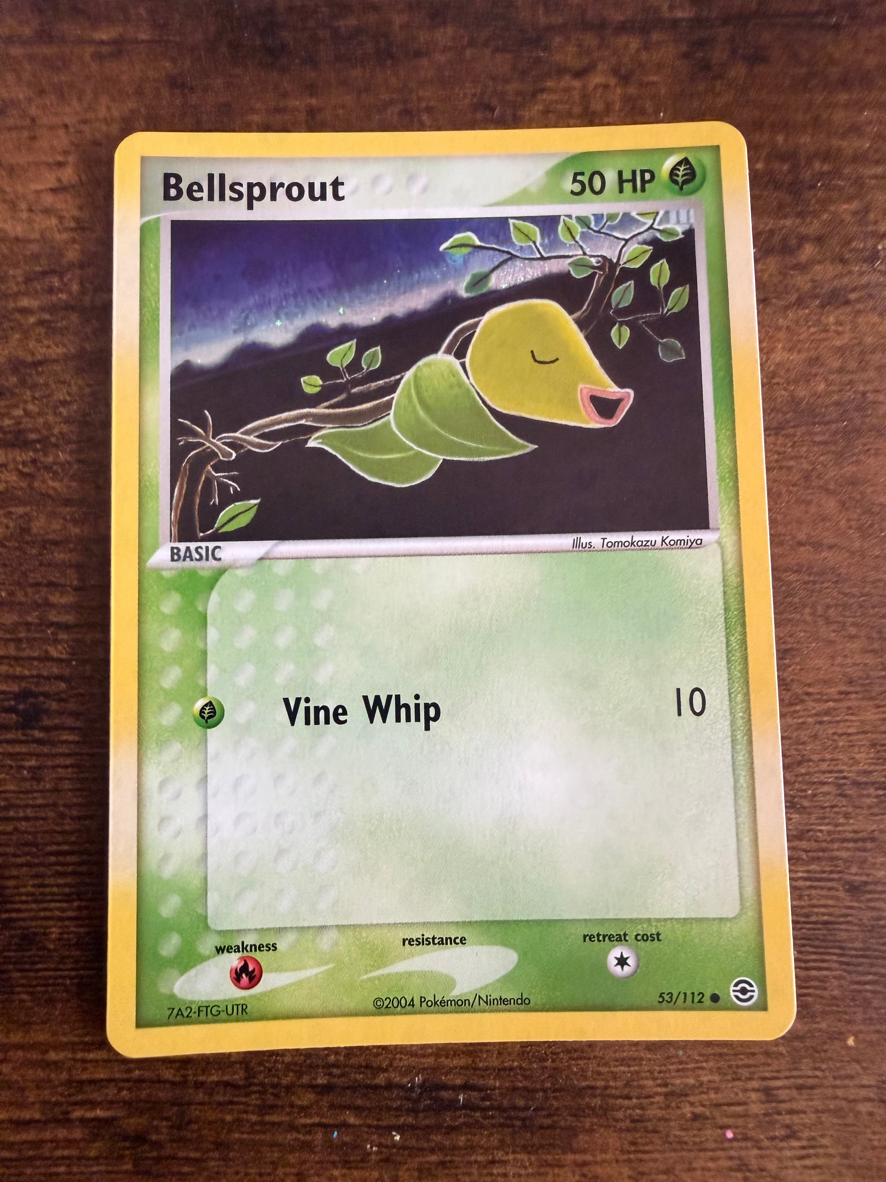 Bellsprout Reverse Holo #53/112 Pokemon Fire Red & Leaf Green