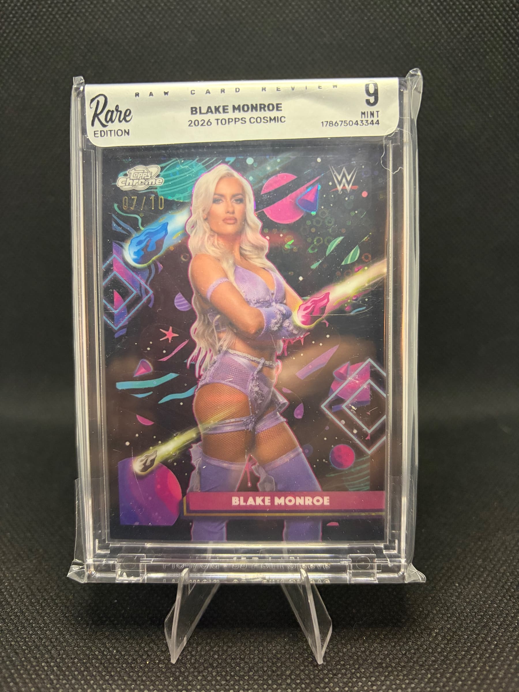 2026 Topps Cosmic Chrome Blake Monroe 07/10 Black Eclipse